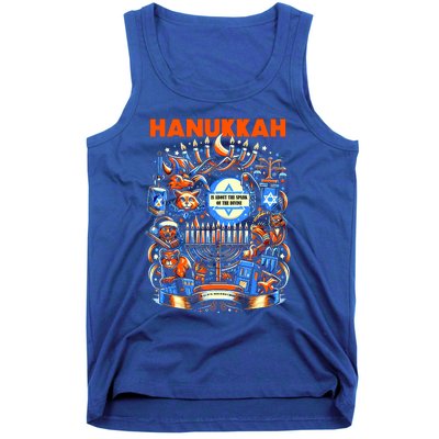 My New Hanukkah Ugly Sweater Design Tank Top