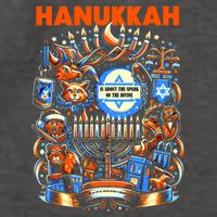 My New Hanukkah Ugly Sweater Design Vector Backpack