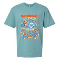 My New Hanukkah Ugly Sweater Design Sueded Cloud Jersey T-Shirt