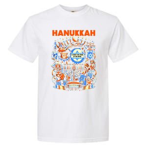 My New Hanukkah Ugly Sweater Design Garment-Dyed Heavyweight T-Shirt