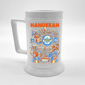 My New Hanukkah Ugly Sweater Design Beer Stein