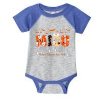 Micu Nurse Halloween Spooky Ghost Medical Intensive Care Infant Baby Jersey Bodysuit