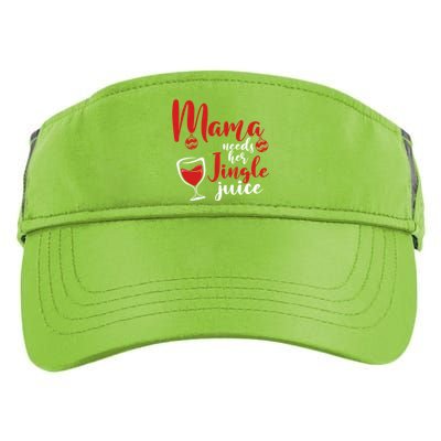 Mama Needs Her Jingle Juice Gift Merry Christmas Funny Xmas Gift Adult Drive Performance Visor