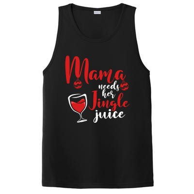 Mama Needs Her Jingle Juice Gift Merry Christmas Funny Xmas Gift PosiCharge Competitor Tank