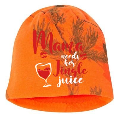 Mama Needs Her Jingle Juice Gift Merry Christmas Funny Xmas Gift Kati - Camo Knit Beanie