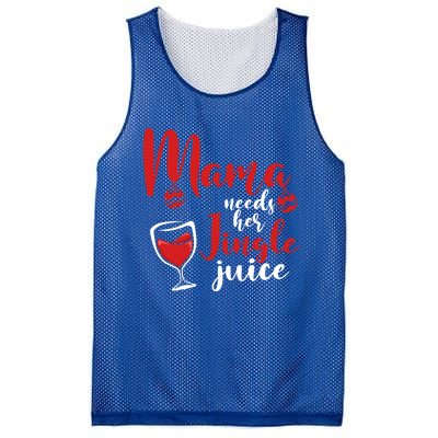 Mama Needs Her Jingle Juice Gift Merry Christmas Funny Xmas Gift Mesh Reversible Basketball Jersey Tank