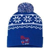 Mama Needs Her Jingle Juice Gift Merry Christmas Funny Xmas Gift USA-Made Snowflake Beanie