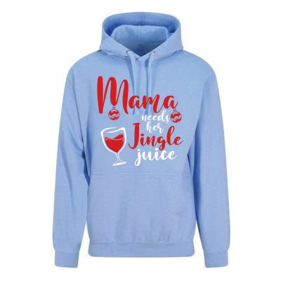 Mama Needs Her Jingle Juice Gift Merry Christmas Funny Xmas Gift Unisex Surf Hoodie