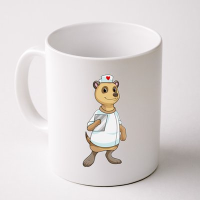 Meerkat Nurse Heart Cute Gift Coffee Mug