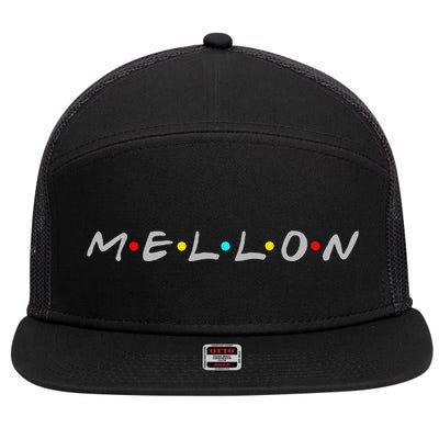 Mellon Nerdy High Fantasy Friends 7 Panel Mesh Trucker Snapback Hat