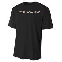 Mellon Nerdy High Fantasy Friends Performance Sprint T-Shirt