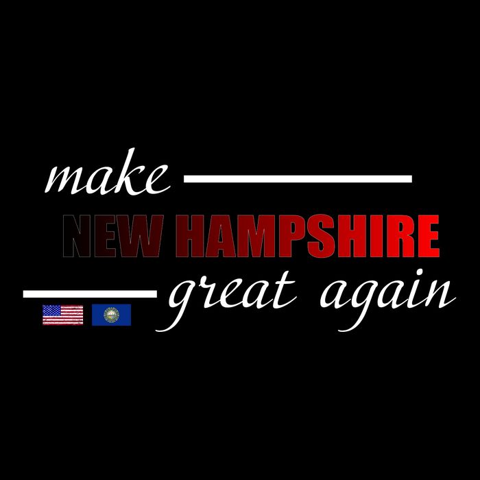 Make New Hampshire Great Again Drawstring Bag