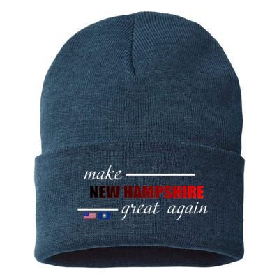 Make New Hampshire Great Again Sustainable Knit Beanie