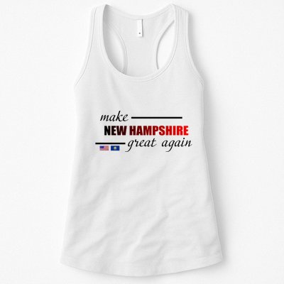 Make New Hampshire Great Again Womens Tank Top