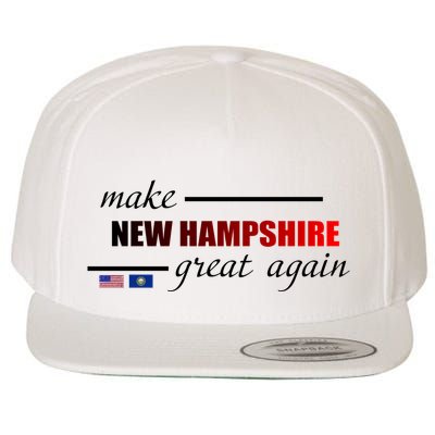 Make New Hampshire Great Again Wool Snapback Cap