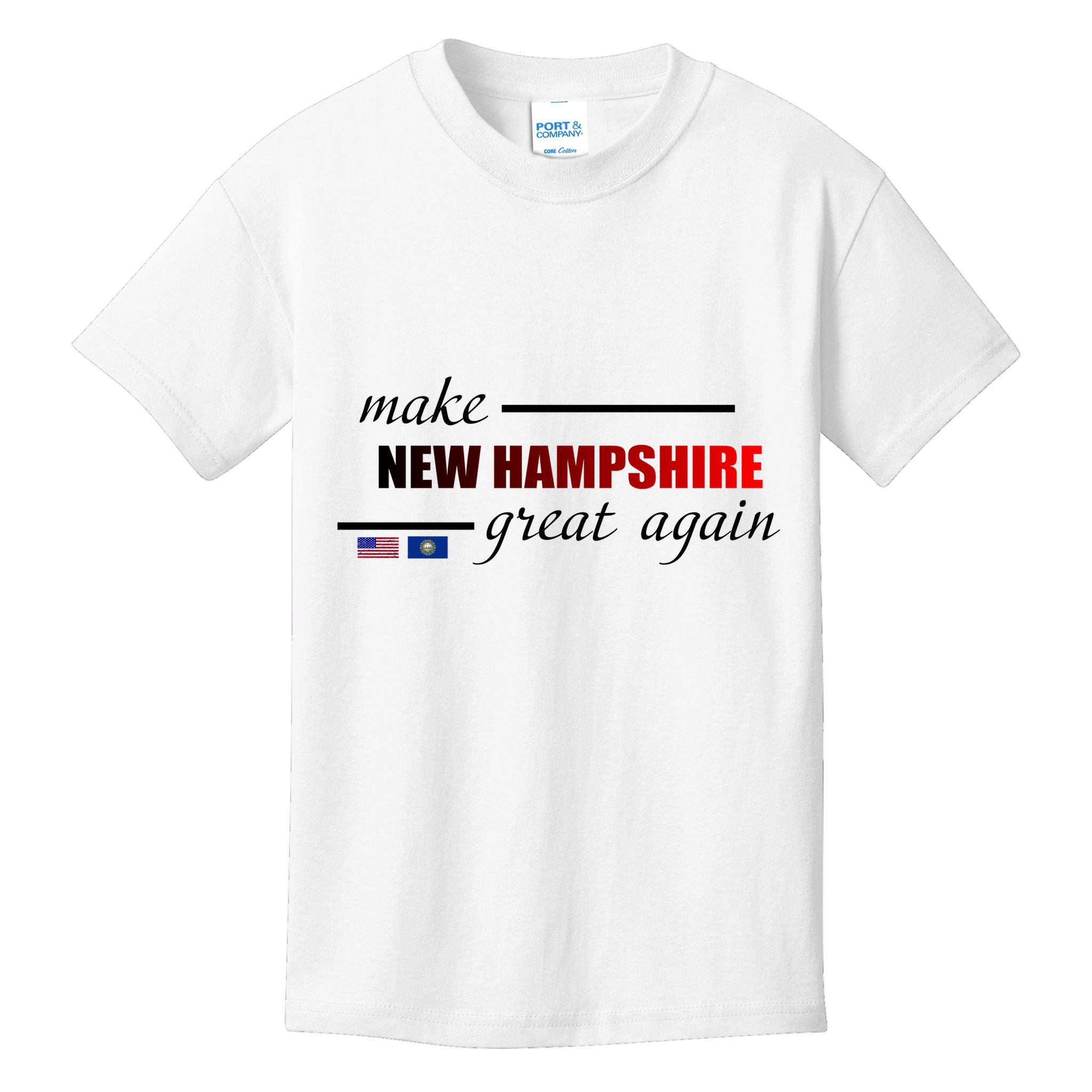 Make New Hampshire Great Again Kids T-Shirt