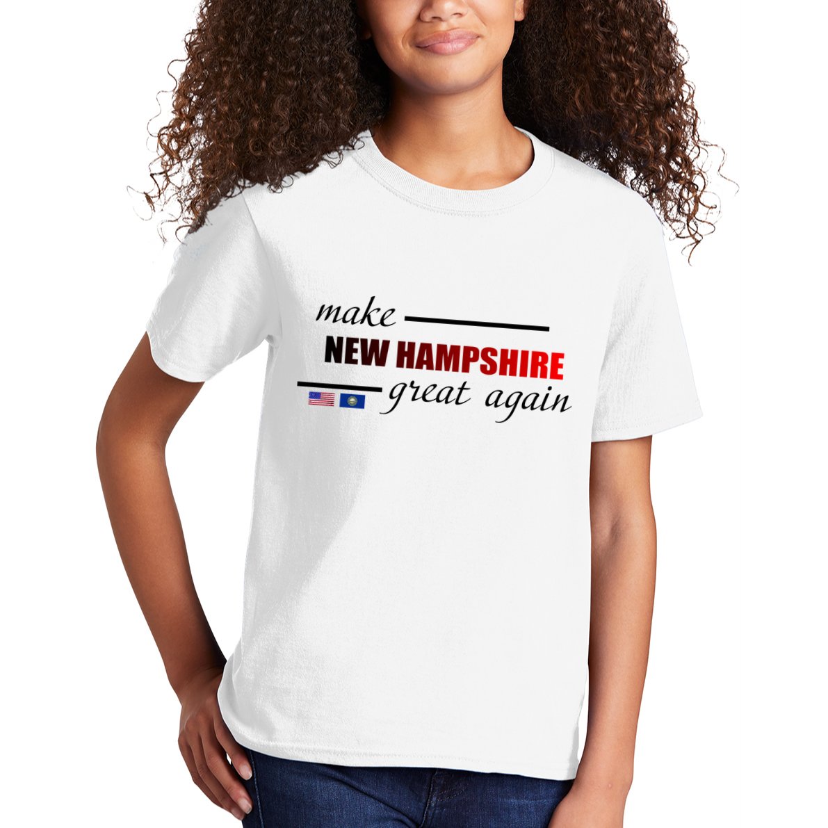 Make New Hampshire Great Again Kids T-Shirt