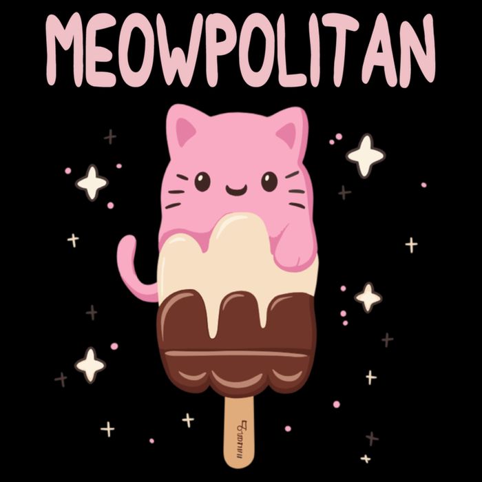 Meowpolitan Neapolitan Ice Cream Gift Impact Tech Backpack