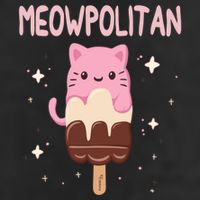 Meowpolitan Neapolitan Ice Cream Gift Adult Drive Performance Visor