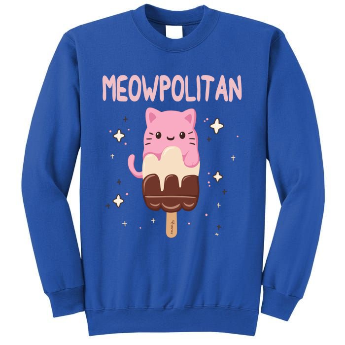 Meowpolitan Neapolitan Ice Cream Gift Sweatshirt