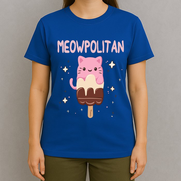 Meowpolitan Neapolitan Ice Cream Gift T-Shirt