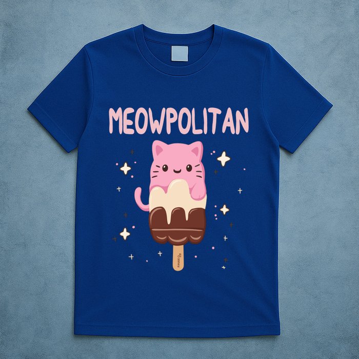 Meowpolitan Neapolitan Ice Cream Gift T-Shirt