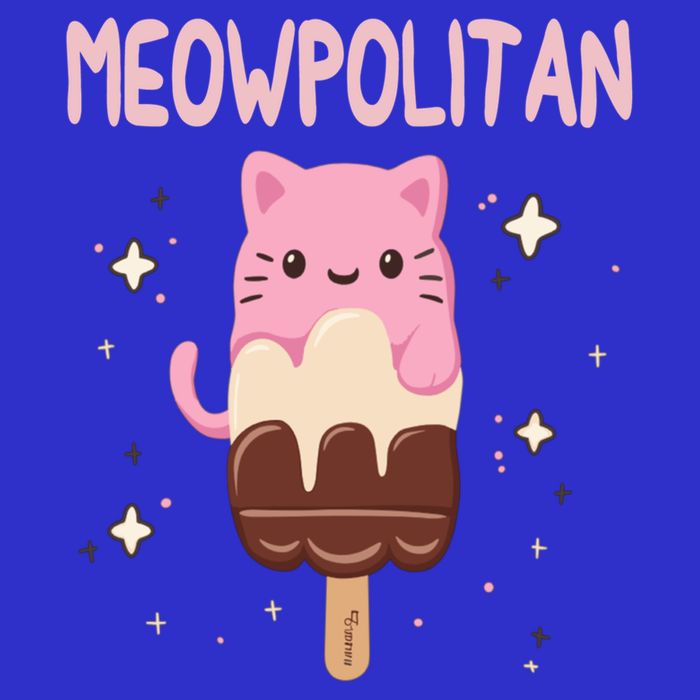 Meowpolitan Neapolitan Ice Cream Gift T-Shirt