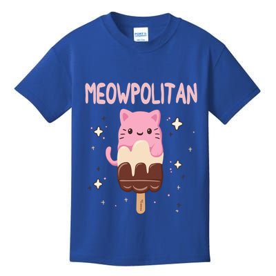 Meowpolitan Neapolitan Ice Cream Gift Kids T-Shirt