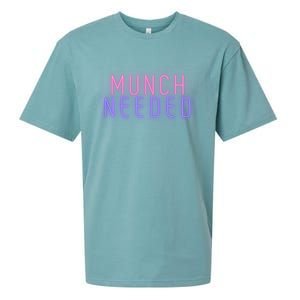 Munch Needed In Multi Color Gift Sueded Cloud Jersey T-Shirt