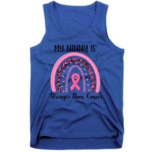 My Ninny Is Stronger Than Cancer Breast Cancer Awareness Gift Tank Top