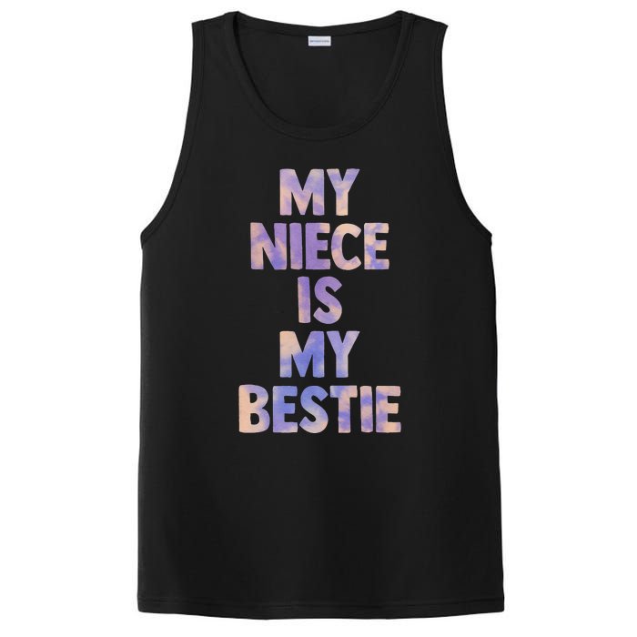 my niece is my bestie for aunt uncle matching set Tie Dye PosiCharge Competitor Tank