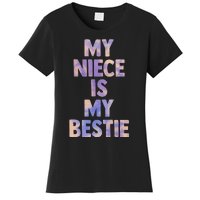 my niece is my bestie for aunt uncle matching set Tie Dye Women's T-Shirt