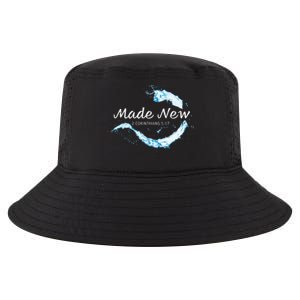 Made New In Christ Jesus Christian Faith Baptism 2 Cor 517 Cool Comfort Performance Bucket Hat