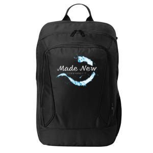 Made New In Christ Jesus Christian Faith Baptism 2 Cor 517 City Backpack