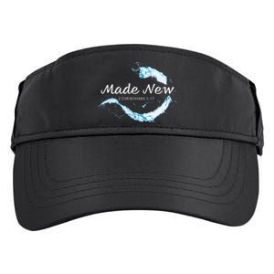 Made New In Christ Jesus Christian Faith Baptism 2 Cor 517 Adult Drive Performance Visor