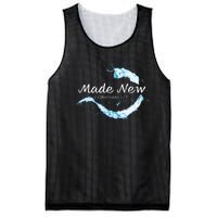 Made New In Christ Jesus Christian Faith Baptism 2 Cor 517 Mesh Reversible Basketball Jersey Tank