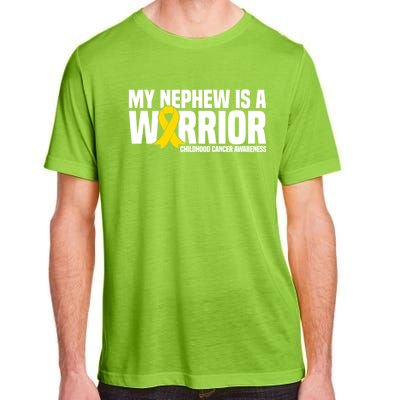 My Nephew Is A Warrior Ribbon Hood Cancer Awareness Cute Gift Adult ChromaSoft Performance T-Shirt