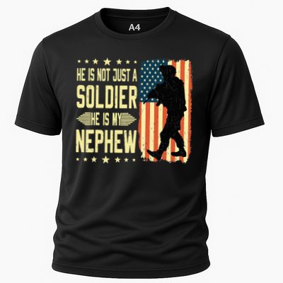 My Nephew Is A Soldier Hero Proud Army Aunt Uncle Military Performance Shirt