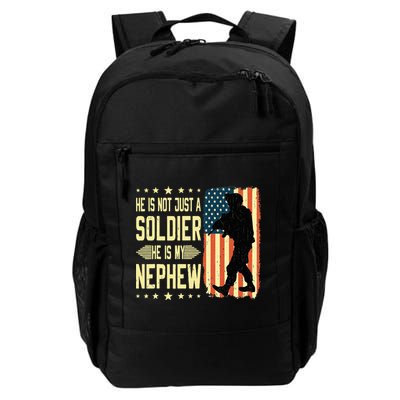 My Nephew Is A Soldier Hero Proud Army Aunt Uncle Military Backpack