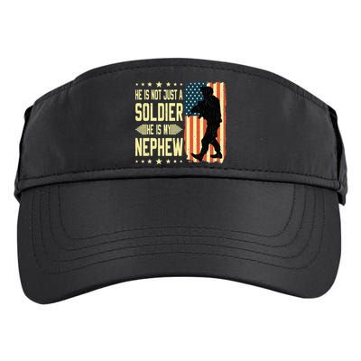 My Nephew Is A Soldier Hero Proud Army Aunt Uncle Military Adult Drive Performance Visor