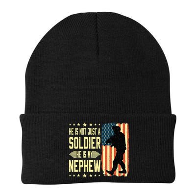 My Nephew Is A Soldier Hero Proud Army Aunt Uncle Military Beanie