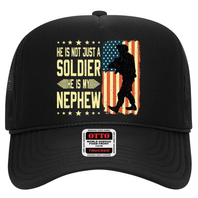 My Nephew Is A Soldier Hero Proud Army Aunt Uncle Military Trucker Hat