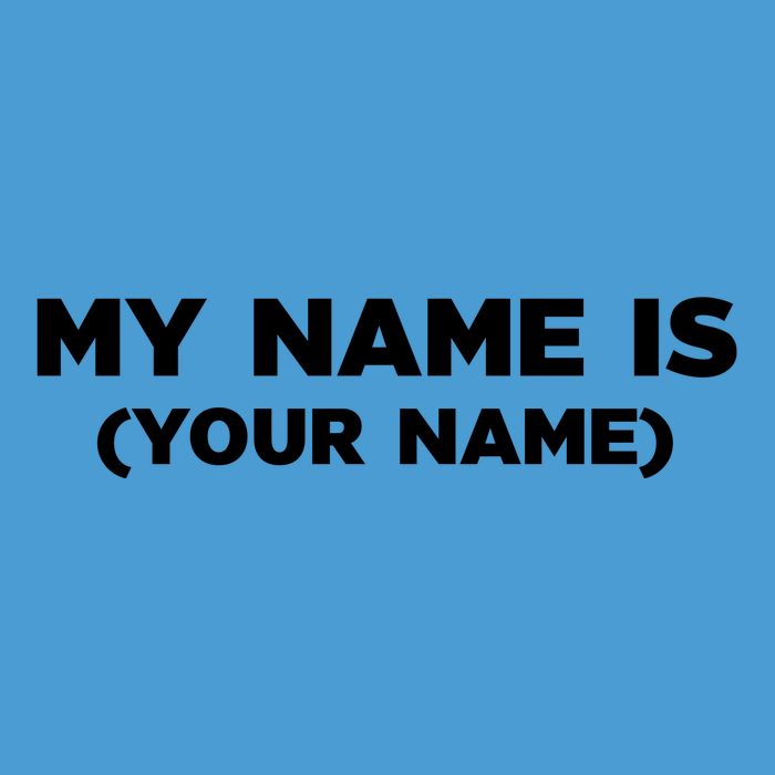 My Name Is Funny Custom Tie Dye Hoodie