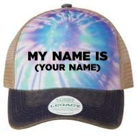 My Name Is Funny Custom Legacy Tie Dye Trucker Hat