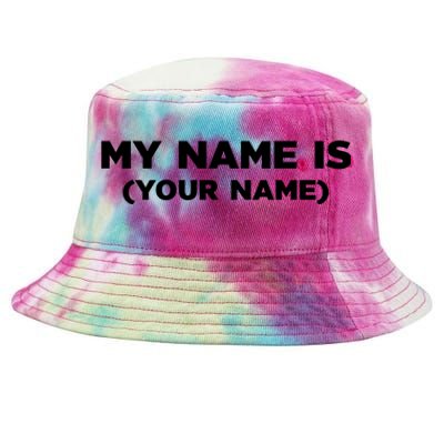 My Name Is Funny Custom Tie-Dyed Bucket Hat