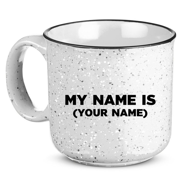 My Name Is Funny Custom 15oz Campfire Ceramic Mug