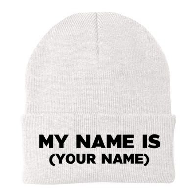 My Name Is Funny Custom Knit Cap Winter Beanie