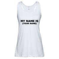 My Name Is Funny Custom Ladies Essential Flowy Tank