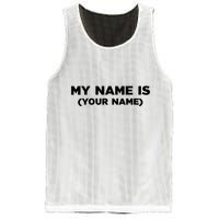 My Name Is Funny Custom Mesh Reversible Basketball Jersey Tank