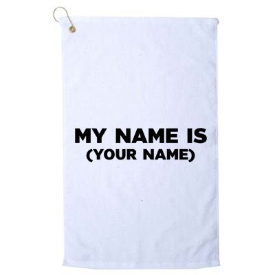 My Name Is Funny Custom Golf Towel